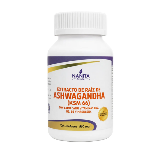 KSM66 - Extracto de Raíz de Ashwagandha Caps