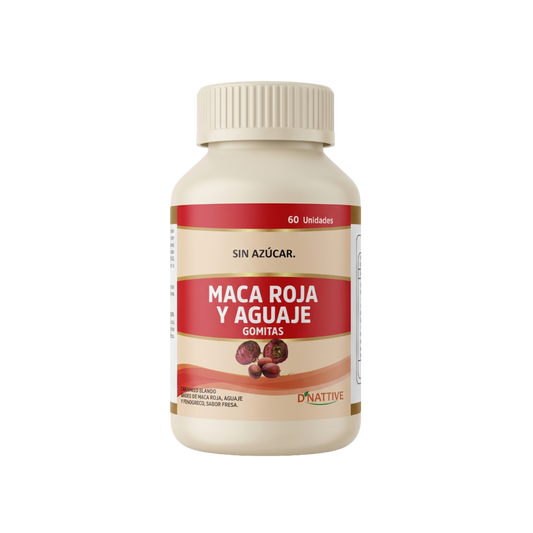 MACA ROJA Y AGUAJE - GOMITAS
