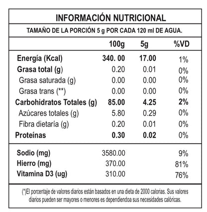 Hierro Complementary Efervescente - Sabor Cereza