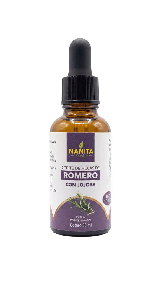 Aceite de hojas de Romero con Jojoba