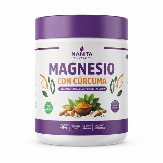MAGNESIO CON CÚRCUMA 400 GR