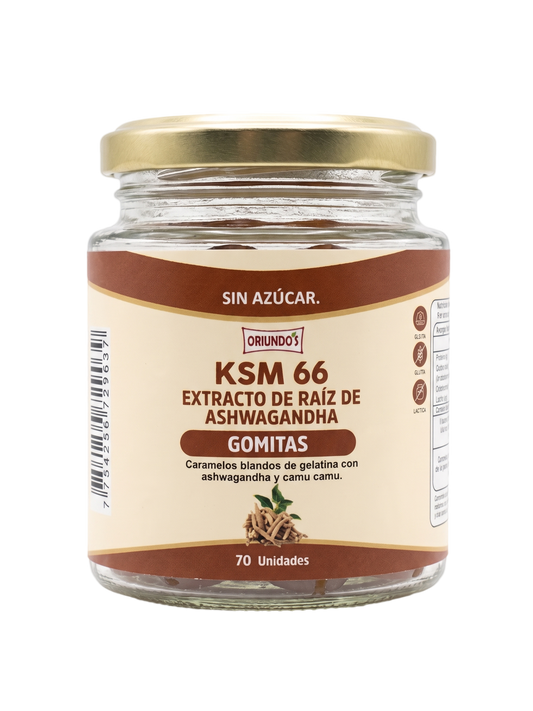 KSM 66 Extracto de raíz Ashwagandha - Gomitas