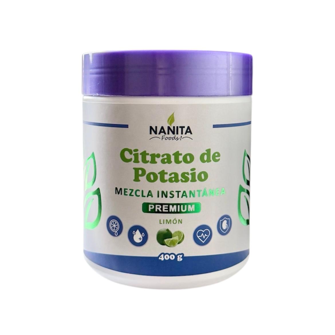 Citrato de Potasio Premium Limón (400 g) – Novoamerica Naturals