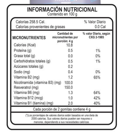 Gomitas NAD+Resveratrol