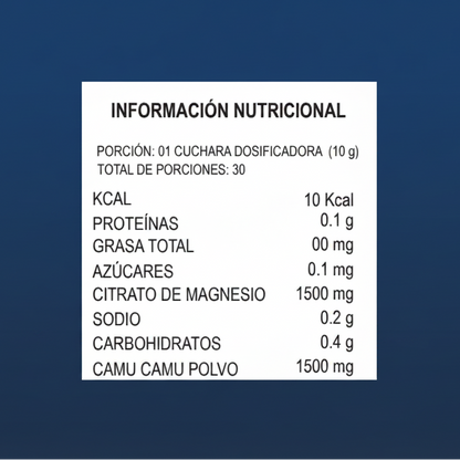 Citrato de Magnesio con Camu Camu