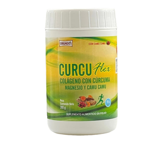 Curcu Flex Colágeno con Cúrcuma Magnesio y Camu Camu